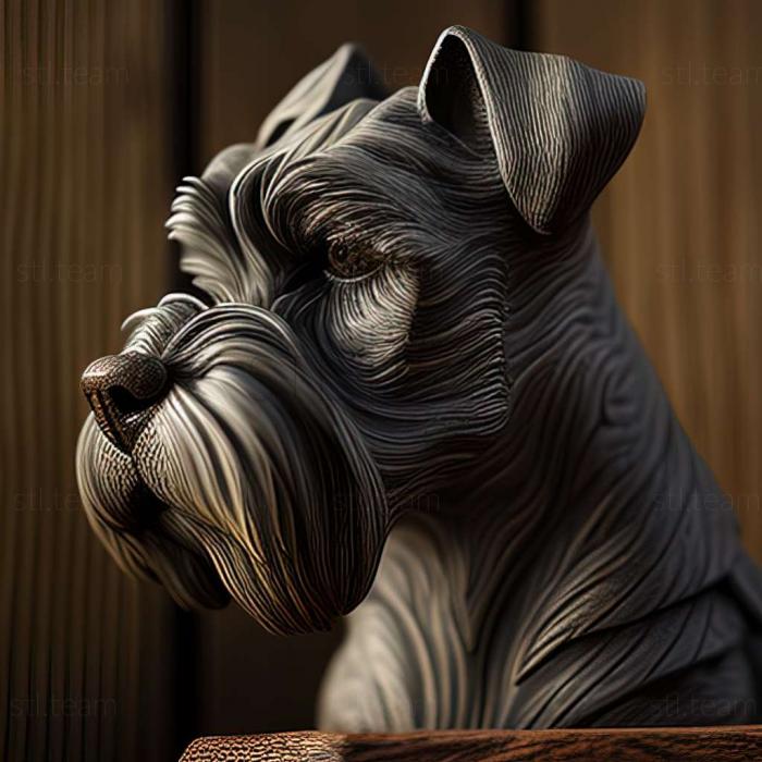 Zwergschnauzer dog